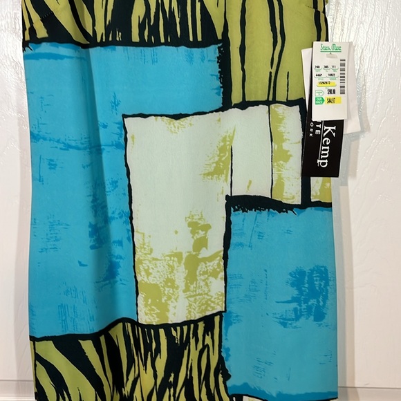 NWT Russell Kemp Petite New York Women’s 2P Sleeveless DRESS Keyhole Designer - Picture 8 of 15